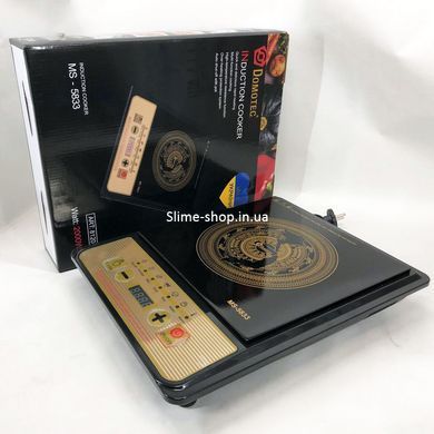 Кухонная плита электро для кухни Domotec MS-5833 2000 Вт, Электронная плита, BS-871 Мини электроплита