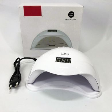 Професійна лампа для нігтів із таймером Sun 5 nail lamp FD93-1, Зручна лампа для BG-224 сушіння гель-лаку