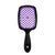 Щетка для волос массажная продувная Superbrush Plus Hollow Comb прямоугольная, Черная с фиолетовым
