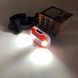 Мощный налобный фонарь для рыбалки WH-0218-XPG(white+yellow)+SMD(red), Налобный BE-327 фонарь яркий