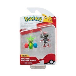 Набор игровых фигурок аниме Pokemon W15 - Поньярд и Розелия