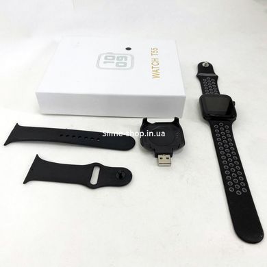 Умные смарт часы Smart Watch T55 с 2 ремешками, поддержка звонков, спортивные режимы, влагозащита XT-348 ip 67