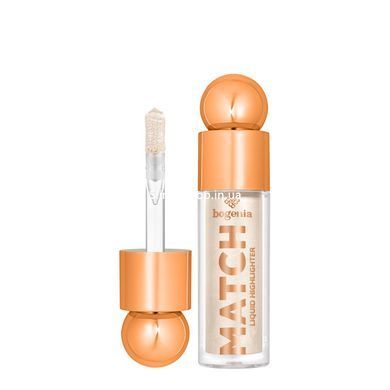 Хайлайтер для лица жидкий Bogenia Match Cream Highlighter (BG672), 001 Айвори