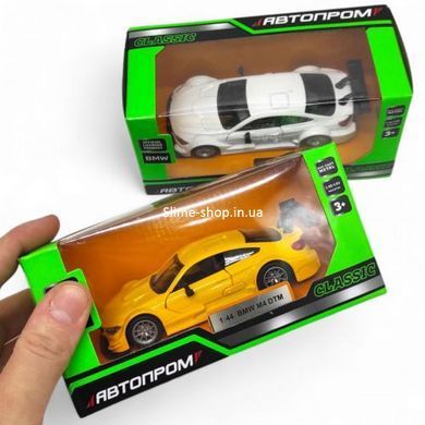 Машинка металева "АВТОПРОМ BMW M4 DTM" (БІЛА)