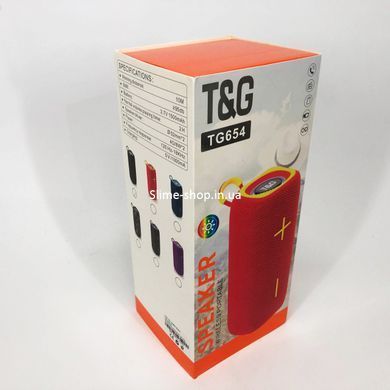 Бездротова колонка TG654, Музична колонка з блютузом і флешкою, Колонка ZS-596 блютуз, що світиться