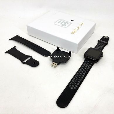 Умные смарт часы Smart Watch T55 с 2 ремешками, поддержка звонков, спортивные режимы, влагозащита XT-348 ip 67
