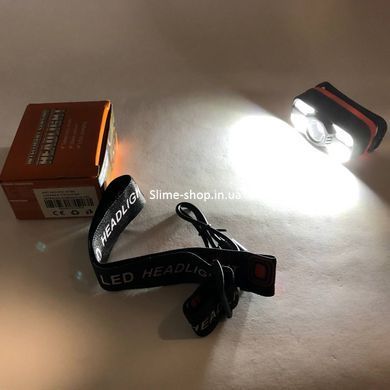 Налобний тактичний ліхтар WH-0188, XPE+SMD, Ліхтар із різними режимами роботи, Налобний TR-619 ліхтар яскравий