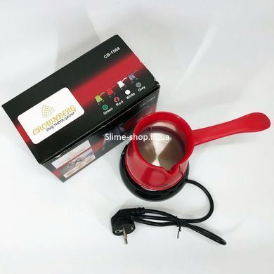 Турка электрическая кофеварка Crownberg CB-1564, электро кофеварка турка. PE-875 Цвет: красный
