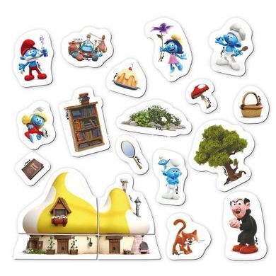 Магнитная игра "Дом Мечты. The Smurfs Столовая Шефа"