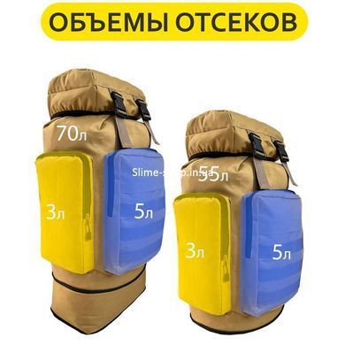 Рюкзак тактический ЗСУ 70 л, Рюкзак армейский тактический ВСУ, Рюкзак BD-321 прочный мужской