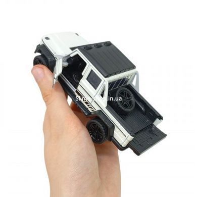 машина металева 1:32 G-WAGON PICUP (БІЛИЙ)
