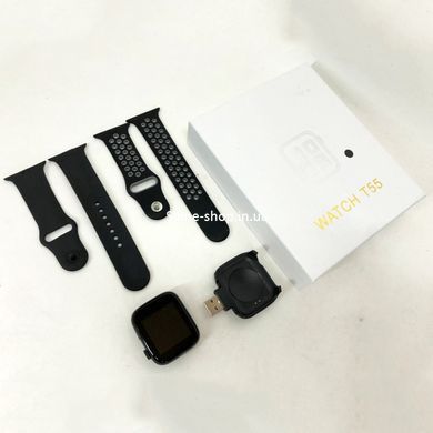 Умные смарт часы Smart Watch T55 с 2 ремешками, поддержка звонков, спортивные режимы, влагозащита XT-348 ip 67