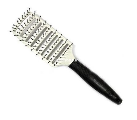 Расчёска для волос массажная продувная изогнутая Salon Professional 0076