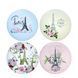 Дзеркало косметичне Cosmetic Mirror Beautiful Paris кишенькове кругле