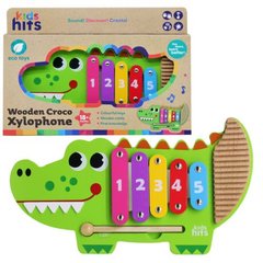 Деревʼяний ксилофон "Крокодил" (35 см)