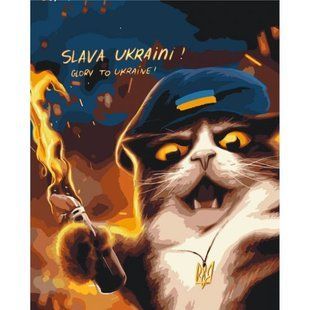 Картина за номерами "Котик повстанець &copy;Маріанна Пащук" ★★★★