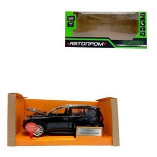 Машина мет. 1:32 Toyota Land Cruiser Prado, бат., свет, звук, откр. дверь