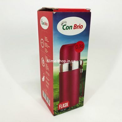 Термос из нержавейки Con Brio CB-381 350 мл, Термокружка с вакуумной изоляцией, Термокружка TD-983 для чая