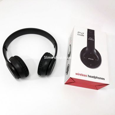 Беспроводные наушники Bluetooth Wireless Headset P47 Black Гарнитура для ПК, телефона NY-418 с микрофоном