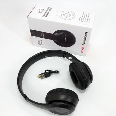 Беспроводные наушники Bluetooth Wireless Headset P47 Black Гарнитура для ПК, телефона NY-418 с микрофоном