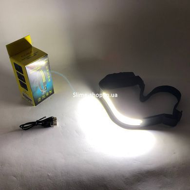Led ліхтар налобний акумуляторний 1000лм BL-W689-LM+2COB (white+red), NC-599 Водонепроникний ліхтарик