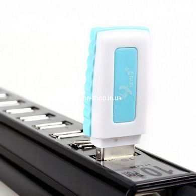 Разветвитель USB HUB на 10 портов с активной зарядкой 220V, Разветвитель юсб, Хаб WZ-548 для ноутбука