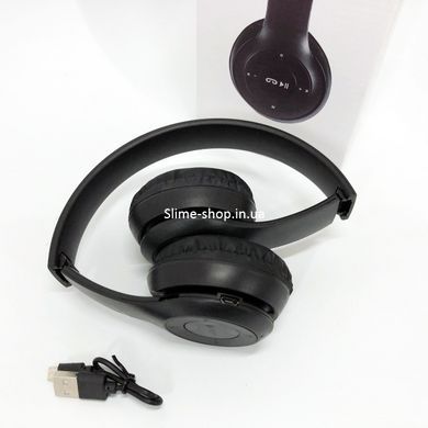 Беспроводные наушники Bluetooth Wireless Headset P47 Black Гарнитура для ПК, телефона NY-418 с микрофоном
