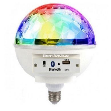 Диско-шар светомузыка диско шар с цоколем Music VY-585 Ball E27