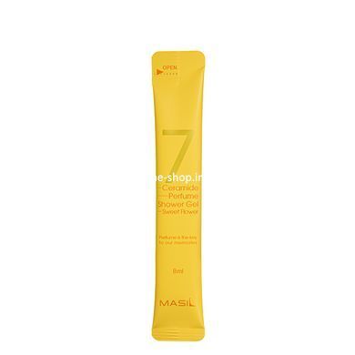 Гель для душа с ароматом сладких цветов Masil 7 Ceramide Perfume Shower Gel Sweet Flower, пробник 8 мл