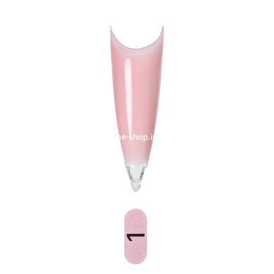 Полігель для нарощування та зміцнення нігтів камуфлюючий YouPOSH Light Acryl Gel 15 мл, 01 Блідий рожевий