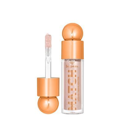 Хайлайтер для лица жидкий Bogenia Match Cream Highlighter (BG672), 002 Светло-розовый