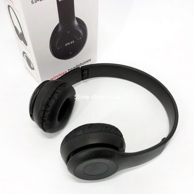 Беспроводные наушники Bluetooth Wireless Headset P47 Black Гарнитура для ПК, телефона NY-418 с микрофоном