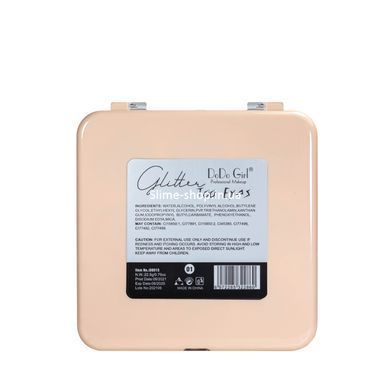 Глиттерные тени для век на 9 цветов DoDo Girl Glitter Too Fyes D8015 № 01
