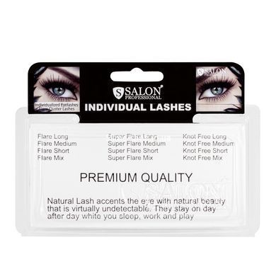 Пучки для нарощування вій Salon Individual Lashes Long