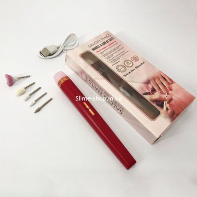 Машинка для снятия маникюра Flawless Salon Nails красный, Машинка для снятия EK-490 гель лака