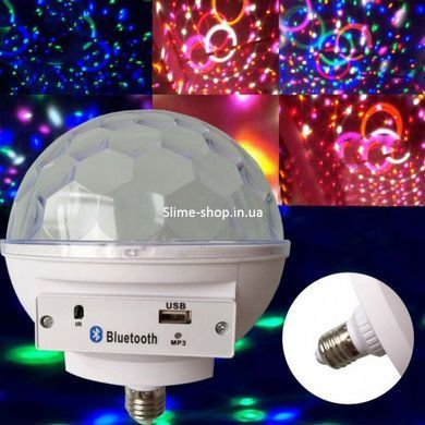 Диско-шар светомузыка диско шар с цоколем Music VY-585 Ball E27