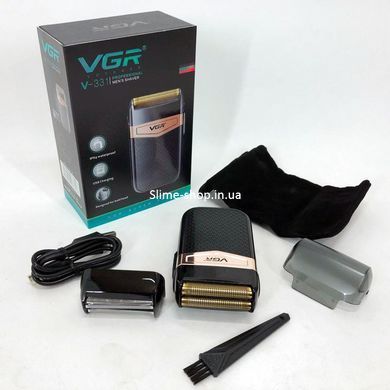 Многофункциональная машинка для стрижки бороды VGR V-331, Профессиональный триммер LY-445 с насадками
