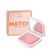 Рум'яна запечені перламутрові Bogenia Match Radiant Baked Blush (BG633), 004 Рожеві