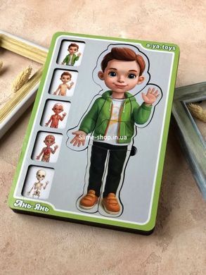 Сортер- пазл "Анатомия человека. Мальчик"