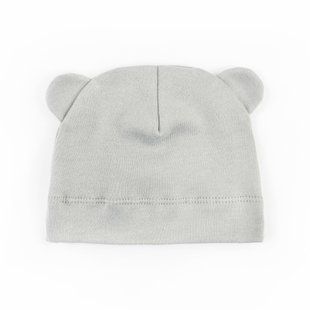 Шапочка з вушками для немовлят під распошив Gray