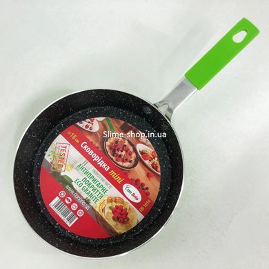 Качественные кухонные сковородки Con Brio CB-1614 16 см, Сковорода удобная ZY-249 на кухню