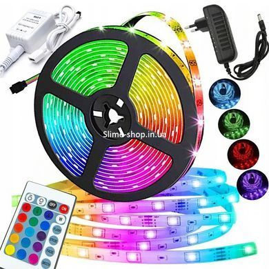 Светодиодная лента led лента 5050 SMD 5050 RGB LED 2 м, Rgb лента гибкая MX-651 5050, LЕD-подсветка
