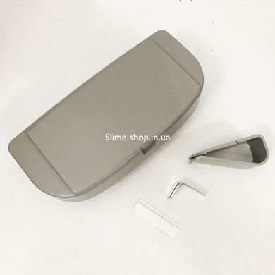 Футляр для очков в машину Visor Clamp магнитный. JN-410 Цвет: серый