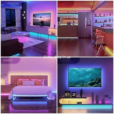 Светодиодная лента led лента 5050 SMD 5050 RGB LED 2 м, Rgb лента гибкая MX-651 5050, LЕD-подсветка