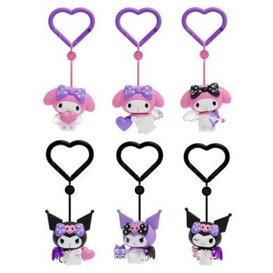 Механическая игрушка-сюрприз "POP TOP KUROMI & MY MELODY - МИЛЫЕ КРЫЛЬЦЫ" (микс видов)