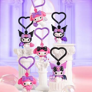 Механическая игрушка-сюрприз "POP TOP KUROMI & MY MELODY - МИЛЫЕ КРЫЛЬЦЫ" (микс видов)