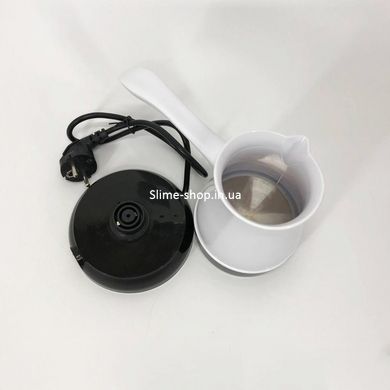 Турка электрическая кофеварка Crownberg CB-1564, электротурка для кофе, Электронная турка. CM-100 Цвет: белый