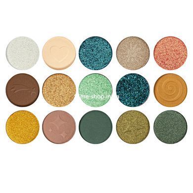 Палетка теней для век Parisa Cosmetics Winter Kisses 15 оттенков № 1 Forest Tale Коричневый Синий Серый