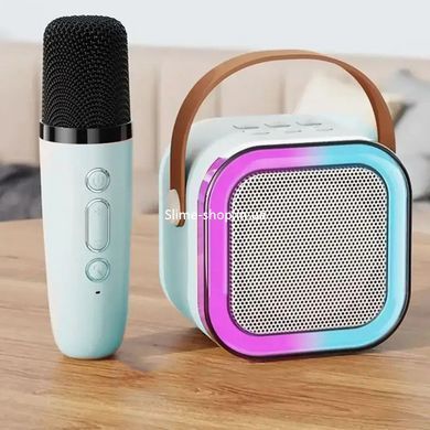Караоке-мікрофон з блютуз найкраще K12 10W, Портативна колонка караоке, Караоке FT-827 домашнє дитяче
