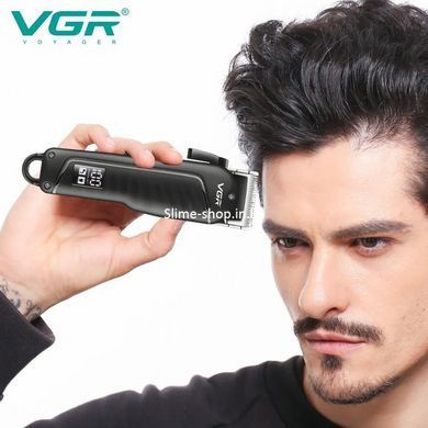 Тример для скронь VGR V-683, Машинка для стрижки чоловіча, Електрична машинка з насадкою BE-330 для бороди